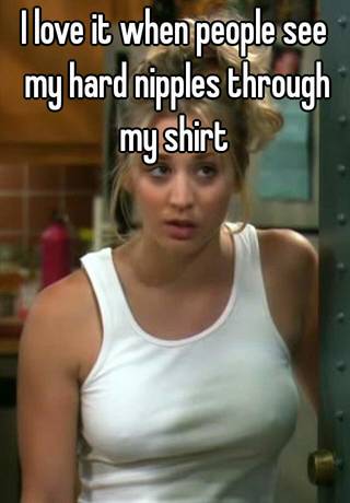 Hard Nipples In Shirts